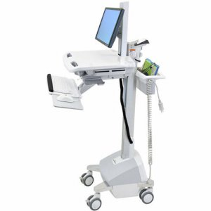Ergotron StyleView EMR Cart with LCD Pivot, LiFe Powered SV42-6302-3