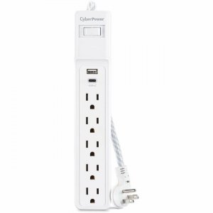 CyberPower 5-Outlets Surge Suppressor/Protector P504UC