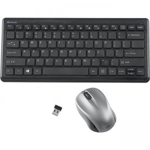 Verbatim Silent Wireless Compact Keyboard and Mouse 70739