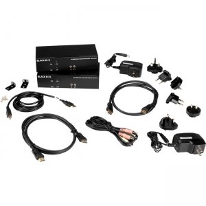Black Box KVX Series Dual-Head HDMI KVM Fiber Extenders KVXLCHF-200