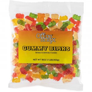 Office Snax Gummy Bears Candy 00669 OFX00669