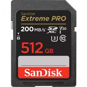 SanDisk Extreme PRO 512GB SDXC Card SDSDXXD-512G-ANCIN