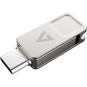 V7 Type C Dual-Purpose Flash Drive USB-A 3.2 128GB VF3128GTC