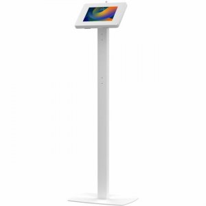 CTA Digital Premium Thin Profile Floor Stand with Small Paragon Enclosure (White) PAD-CHKSW