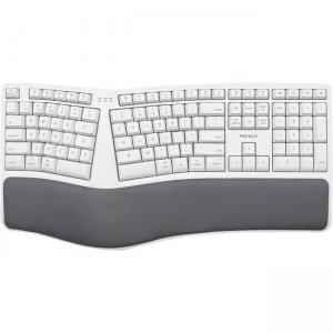 Macally Wireless Ergonomic Keyboard for Mac & Wrist Rest BTERGOKEY