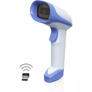 Ambir BR200 Wireless Barcode Scanner with 2.4Ghz with Wireless USB Dongle BR200-WH