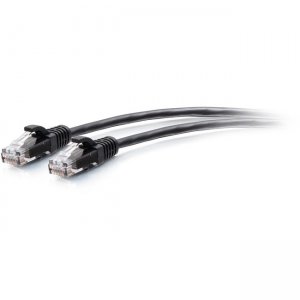 C2G 4ft Cat6a Snagless Unshielded (UTP) Slim Ethernet Patch Cable - Black C2G30142