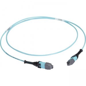 Black Box MTP OM3 Fiber Optic Trunk Cable - Plenum, 24-Strand, Type A FOTC20M3MP24AQ-10R2