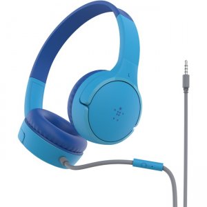Belkin SoundForm Mini Wired On-Ear Headphones for Kids AUD004BTBL