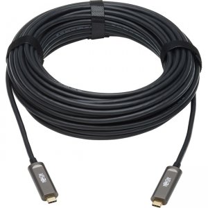 Tripp Lite by Eaton USB 3.2 Gen 2 Fiber Active Optical Cable, M/M, 15 m (49 ft.) U420F