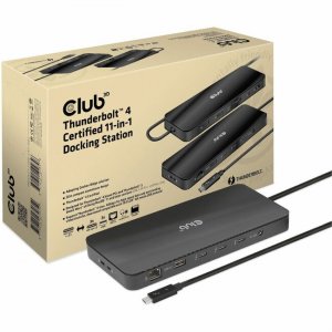 Club 3D Thunderbolt 4 Certified 11-in-1 Docking Station CSV-1581