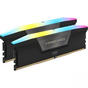 Corsair Vengeance RGB 48GB (2x24GB) DDR5 DRAM 7000MHz C40 Memory Kit - Black CMH48GX5M2B7000C40