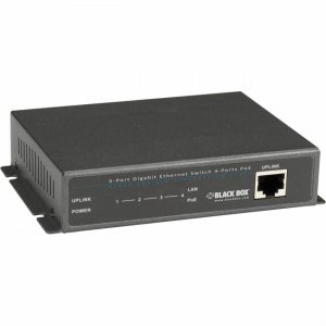 Black Box LPB1200 Series Gigabit Ethernet (1000-Mbps) PoE+ Switch LPB1205A-R2