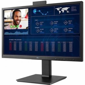 LG 23.8-inch FHD All-in-One Thin Client with Pop-up Webcam IGEL OS 24CQ650I-6N