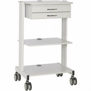 Tripp Lite Mobile Workstation with 2x Adjustable Shelves, 2x Metal Drawers, Locking Caster WWSS2DWSTAA