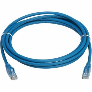 Tripp Lite Cat6 Gigabit Snagless Molded UTP Ethernet Cable (RJ45 M/M), PoE, LSZH, Blue, 3 m N201L-03M-BL