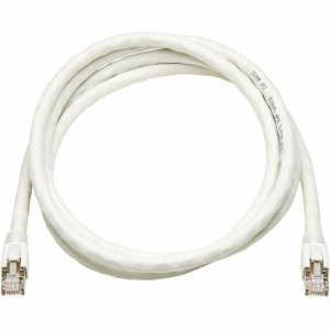 Tripp Lite Cat8 40G Snagless SSTP Ethernet Cable (RJ45 M/M), PoE, White, 5 ft. (1.5 m) N272-F05
