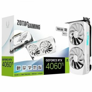 Zotac GAMING GeForce RTX 4060 Ti 8GB Twin Edge OC White Edition Graphic Card ZT-D40610Q-10M