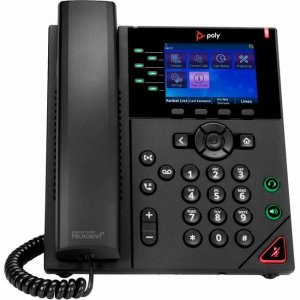 Poly OBi VVX 350 6-Line IP Phone and PoE-enabled 89B59AA OBI VVX 350