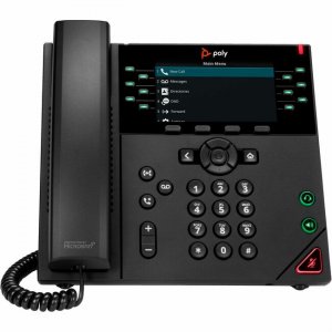 Poly 12-Line IP Phone for RingCentral and PoE-enabled 89B74AA VVX 450