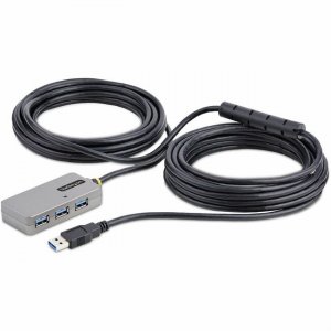 StarTech.com 33ft (10m) USB 3.2 Gen 1 5Gbps Active Cable with 4-Port USB Hub U01043-USB-EXTENDER
