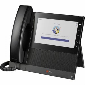 Poly Business Media Phone for Microsoft Teams and PoE-enabled GSA/TAA 849A8AA#ABA CCX 600