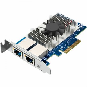 QNAP Dual-port, 5-speed 10 GbE (RJ45) Network Expansion Card QXG-10G2T