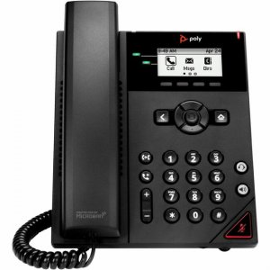 Poly 2-Line IP Phone and PoE-Enabled with Power Supply 911M9AA#ABA VVX 150