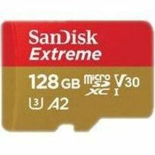SanDisk Extreme microSDXC UHS-I Card SDSQXAA-128G-GN6MN