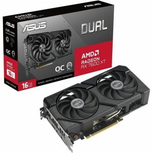 Asus Dual Radeon RX 7600 XT OC Edition 16GB GDDR6 Graphic Card DUAL-RX7600XT-O16G