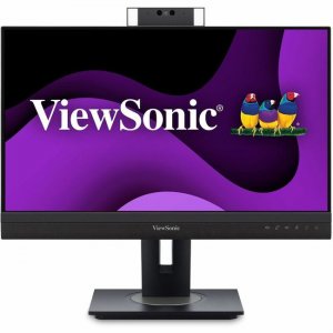 Viewsonic 23.8" 1080p Video Conferencing Monitor with Windows Hello Compatible IR Webcam, 90W USB C, Docking VG2457V