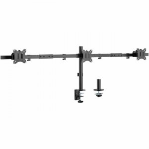 Rocstor Desk-Mount Triple Monitor Arm - Articulating Y10N006-B1