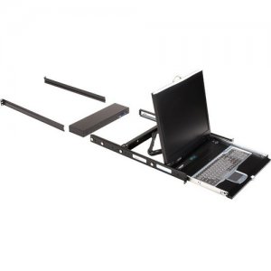 Black Box ServTray 19" LCD Console Drawer with 16-Port CATx KVM Switch KVT419A-16CATX