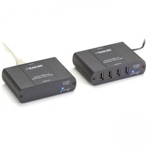 Black Box USB 2.0 Extender - CATx/LAN, 4-Port IC408A-R2