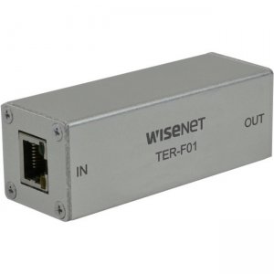 Wisenet 10/100 Mbps Ethernet Repeater With 60 W Pass-Through PoE TER-F01PD