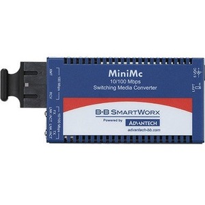 Advantech Industrial Grade 10/100 Mbps Miniature Media Converter IMC-350I-MMST-PS-A