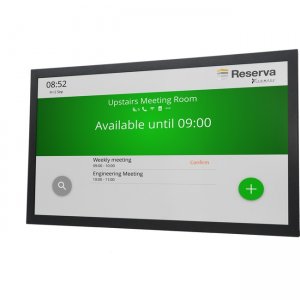 Black Box Reserva iCompel Edge Touchscreen Room Sign IC-RESERVA-21T