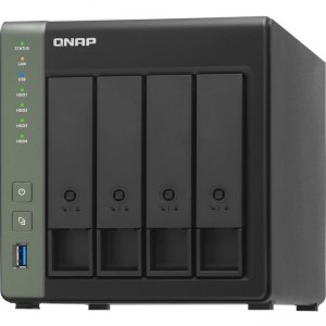 QNAP Cost-effective Business NAS with Integrated 10GbE SFP+ Port TS-431X3-4G-US TS-431X3-4G