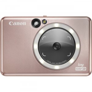 Canon IVY CLIQ+2 Instant Camera Printer + App (Rose Gold) 4519C001 CNMCLIQ2ROSE