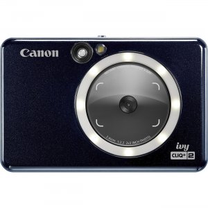 Canon IVY CLIQ+2 Instant Camera Printer + App (Midnight Navy) 4519C005