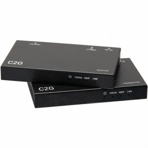 C2G HDMI HDBaseT Extender over Cat Box Transmitter to Box Receiver - 4K 60Hz C2G30010