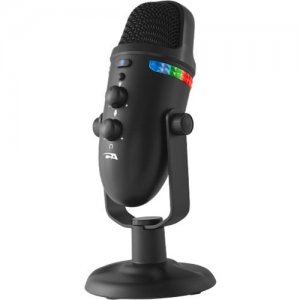 Cyber Acoustics Matterhorn USB Professional Recording Mic with Color Changing Lights CVL-2230