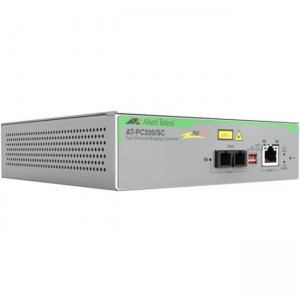Allied Telesis PoE+ to Fiber Switching Media Converter AT-PC200/SC-960 PC200/SC