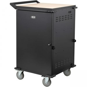 Tripp Lite by Eaton Locking Storage Cart for Mobile Devices and AV Equipment - Black CSCSTORAGE1