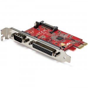 StarTech.com 1S1P Native PCI Express Serial Parallel Combo Card with 16C950 UART PEX1S1P950 STCPEX1S1P950
