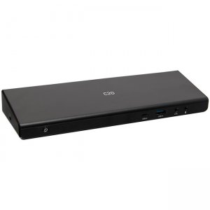 C2G USB C Triple Monitor Docking Station - HDMI, DisplayPort, Ethernet, 85W C2G54535