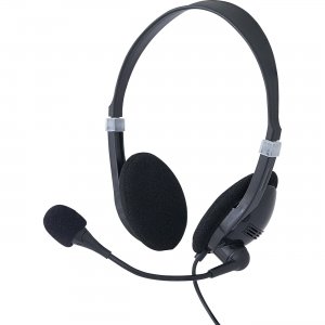 Verbatim Stereo Headset with Microphone and In-Line Remote 70723