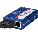 B+B SmartWorx Industrial Grade 10/100 Mbps Miniature Media Converter IMC-350I-SFP-PS-A