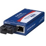 B+B SmartWorx Industrial Grade 10/100 Mbps Miniature Media Converter IMC-350I-SL-PS-A
