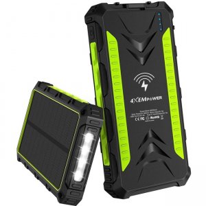 4XEM Mobile Solar Charger (Green) 4XSOLARPWRGN